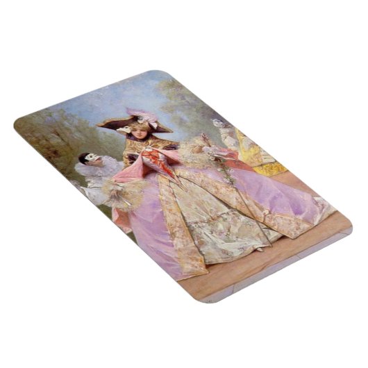 仮装ビクトリアンボールプレミアムフレキシマグネット マグネット (右側)