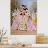 仮装ビクトリアンボール – Mardi Gras Poster ポスター (キッチン)