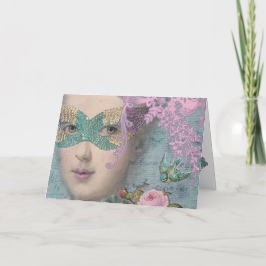 仮装フランスの カード (正面)