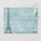 仮装フランスの ポストカード (裏面)