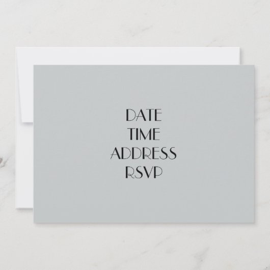 仮装ベニシャンマスクパーティー 招待状 (裏面)