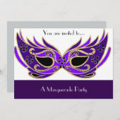 仮装ベニシャンマスクパーティー 招待状 (正面/裏面)