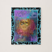 仮装ベネツィアの「マルディグラ」パーティー ジグソーパズル (縦)