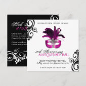 仮装ボール招待状 招待状 (正面/裏面)