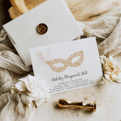 仮装ボール誕生日パーティーへの招待 招待状