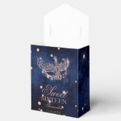 仮装マスクエレガントバラ金ゴールドグリッターSweet 16 フェイバーボックス (オープン)