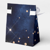 仮装マスクエレガントバラ金ゴールドグリッターSweet 16 フェイバーボックス (裏面サイド)