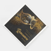 仮装マスクキンセアニェラブラック金ゴールドID1031 (コーナー)