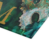 仮装マスクコスチュモノグラムガラス切断板 カッティングボード (角)