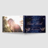 仮装マスクバラ金ゴールドグリッタースパークルスウィート16 ゲストブック (全面)