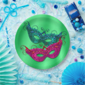 仮装マスクパーティー紙プレート9" ペーパープレート (パーティー)