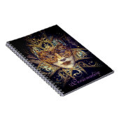 仮装マスクビクトリアンゴシックエレガント体 ノートブック (右側)