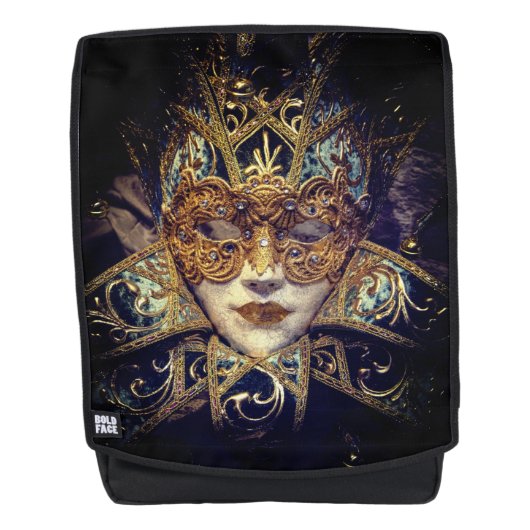 仮装マスクビクトリアンゴシックエレガント体 バックパック (正面)