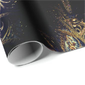 仮装マスクビクトリアンゴシックエレガント体 ラッピングペーパー (ロールコーナー)