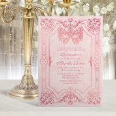 仮装マスクピンクエレガントキンセアニェラ 招待状