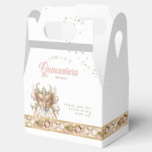 仮装マスクモチーフハーレクインバラ金ゴールドID1031 フェイバーボックス (オープン)