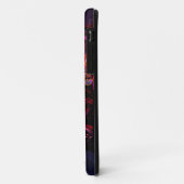 仮装マスク美しいブラックパープルピンク Case-Mate iPhoneケース (裏面/左)