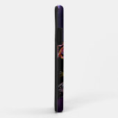 仮装マスク美しいブラックパープルピンク Case-Mate iPhoneケース (裏面/右)