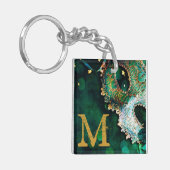 仮装マスク衣装ハロウィンマーディキーチェーン キーホルダー (正面左)