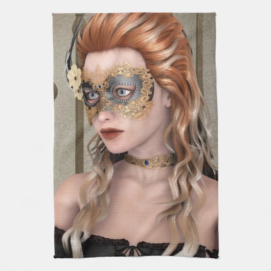 仮装マスク キッチンタオル (縦)