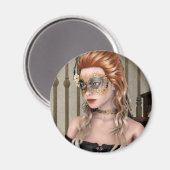 仮装マスク マグネット (正面/裏面)