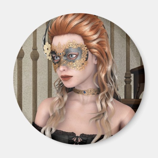 仮装マスク マグネット (正面)