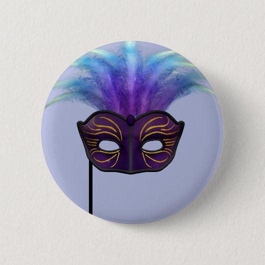 仮装マスク 缶バッジ (正面)