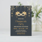 仮装モダン誕生日パーティー 招待状 (スタンド正面)