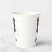 仮装モチーフキンセアニェラパープル金ゴールドID1031 紙コップ (右)