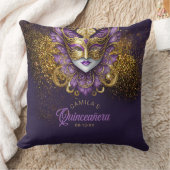 仮装モチーフキンセアニェラパープル金ゴールドV2 ID1031 クッション (ブランケット)