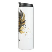 仮装モチーフキンセアニェラブラック金ゴールドID1031 タンブラー (回転右)