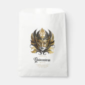 仮装モチーフキンセアニェラブラック金ゴールドID1031 フェイバーバッグ (正面)