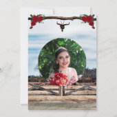 仮装ランチキンセアニラカスタム写真&名前 招待状 (裏面)