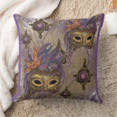 仮装ヴェネツィアアート クッション (ブランケット)