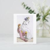 「仮装仮面」からネグリジェを着た婦人。 ポストカード (スタンド正面)