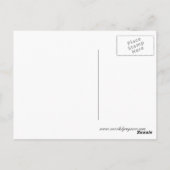 仮装動物ハロウィンポストカード ポストカード (裏面)