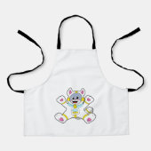 仮装宇宙飛行士の猫 エプロン (正面)