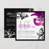 仮装招待状 招待状 (正面/裏面)