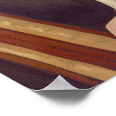 仮装舞踏会でゴシック様式のマルディグラスアートプリント ポスター (角)