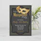 仮装舞踏会のパーティの招待状 招待状 (スタンド正面)