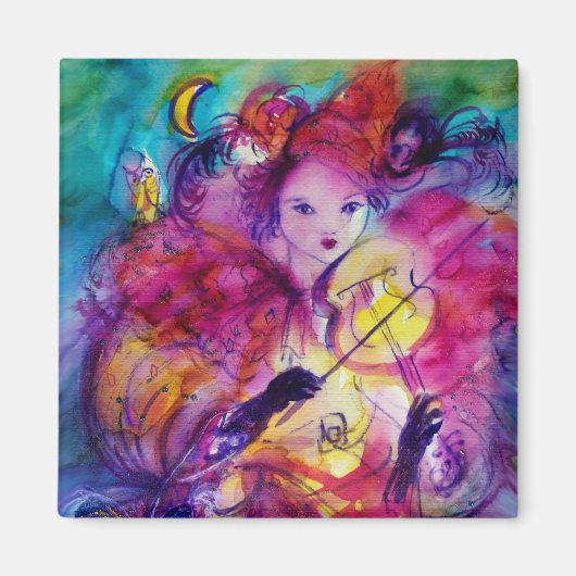 仮装舞踏会の夜/ヴェネツィアカーニバル マグネット (正面)