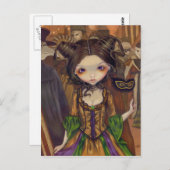 『仮装舞踏会』はがき ポストカード (正面/裏面)