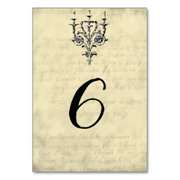 仮装舞踏会 テーブルナンバー