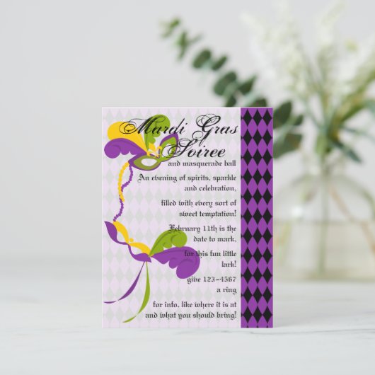 仮装舞踏会 招待状 (スタンド正面)