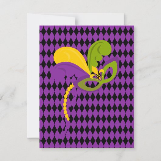 仮装舞踏会 招待状 (裏面)