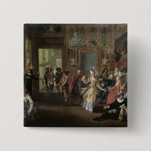 仮装舞踏会 缶バッジ (正面)