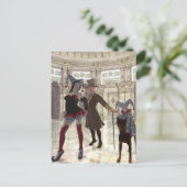 仮装葉書のジェスター ポストカード (スタンド正面)