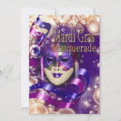 仮装誕生日衣装テーマPERSONALIZED 招待状 (正面)