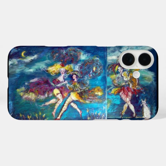 仮装踊りと夜の音楽 Case-Mate iPhoneケース (裏面 (横))