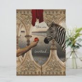 仮装飾/マルディグラの招待テンプレート 招待状 (スタンド正面)